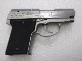 AMT Back-Up Pistolet inox des annes 80, modle de poche en 45ACP, en trs bon tat, AMT fabriquait l'Automag, ici cette arme est vendue avec sa bote...